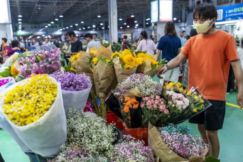 ตลาดดอกไม้ชื่อดังในยูนนาน เดินหน้าพัฒนา ‘เศรษฐกิจกลางคืน’