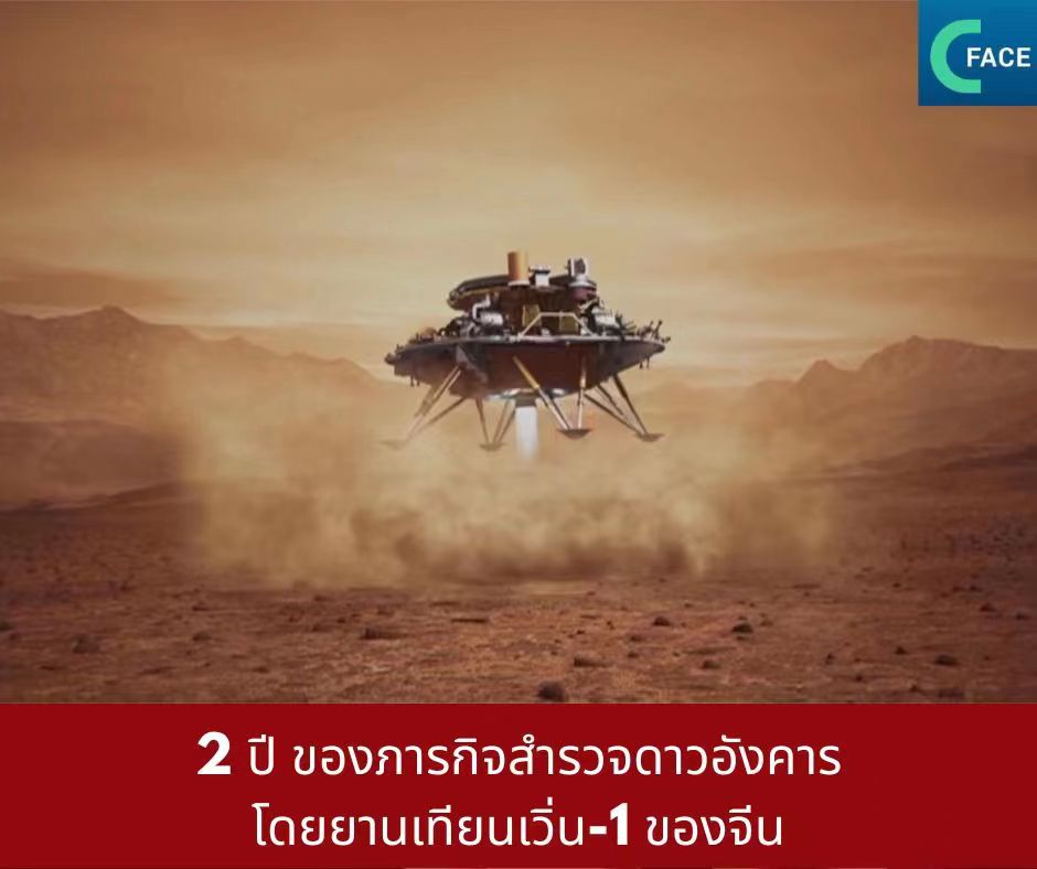 2 ปีของภารกิจสำรวจดาวอังคารโดยยานเทียนเวิ่น-1 ของจีน